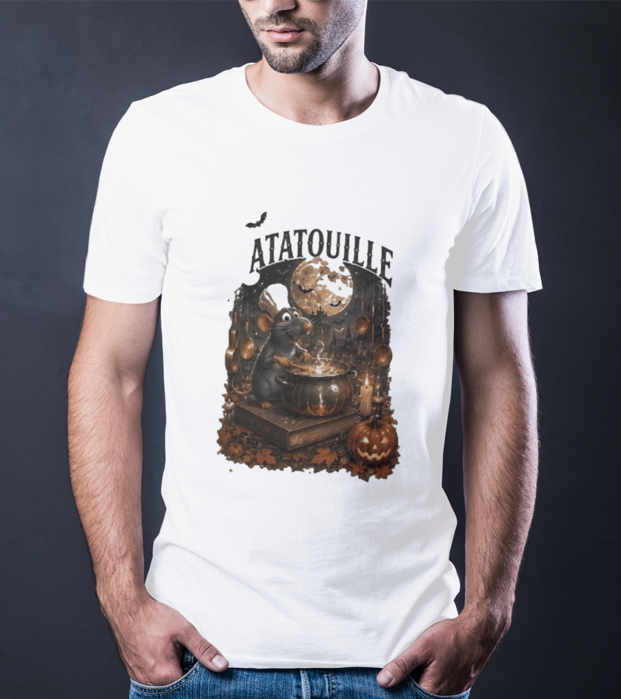 Ratatouille Halloween Cooking Adventure With Pumpkin And Chef Mouse T-Shirt