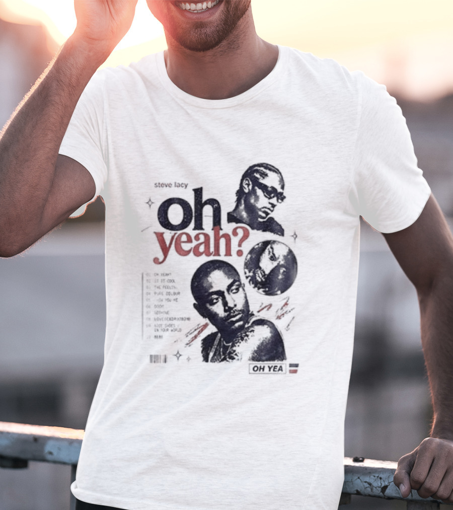 Steve Lacy Oh Yeah Tour 2022 Skeletons Tracklist 90879 T-Shirt