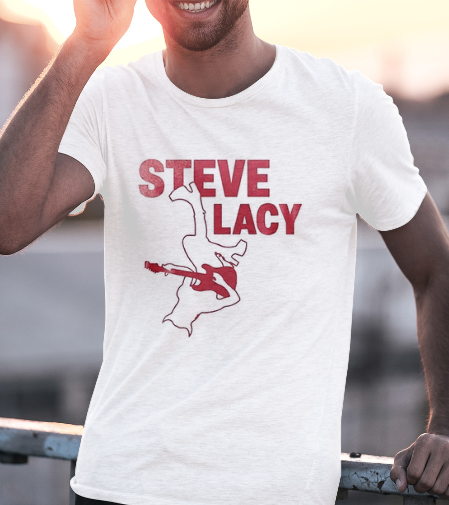 Steve Lacy Oh Yeah Tour Tracklist Guitar T-Shirt
