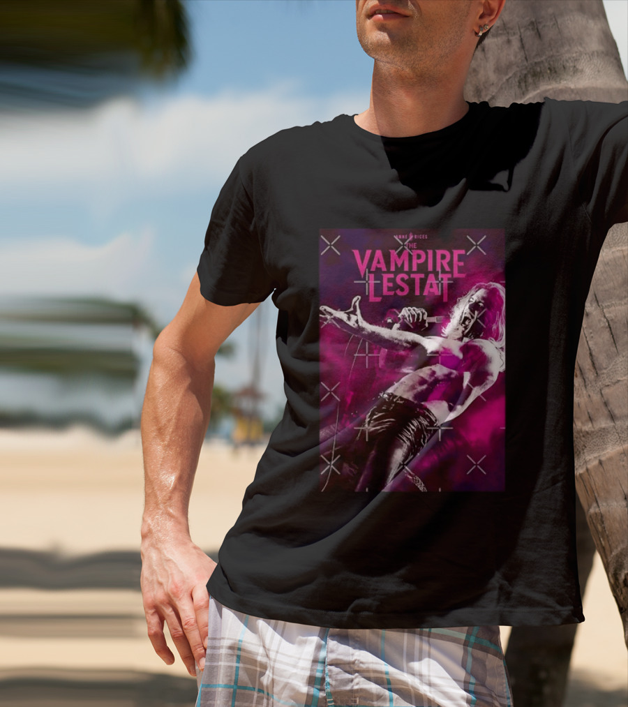 Anne Rice's The Vampire Lestat Gothic Horror Rock Star Aesthetic T-Shirt