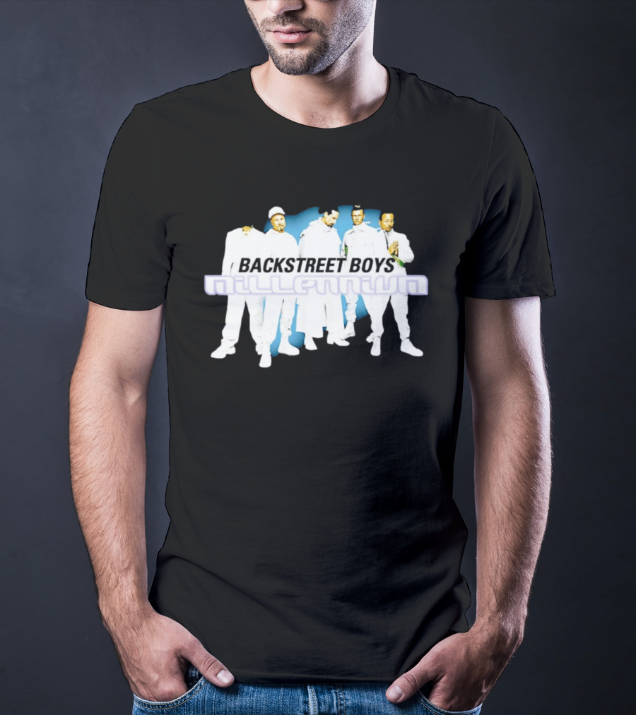 Backstreet Boys Millennium 90s Pop Boy Band Iconic Album Cover T-Shirt