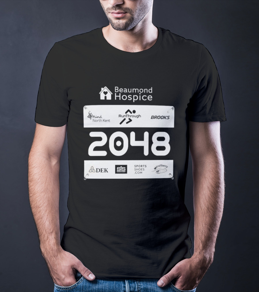 Beaumond Hospice Race Bib 2048 RunThrough Brooks Sports Shoes DEK Mind North Kent Hallbeck T-Shirt