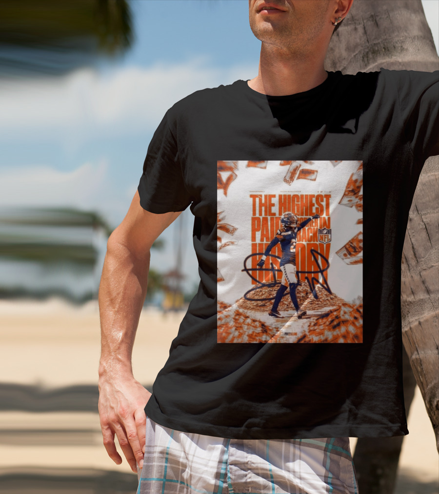 Devon Witherspoon NFL The Highest Paid Cornerback In History T-Shirt