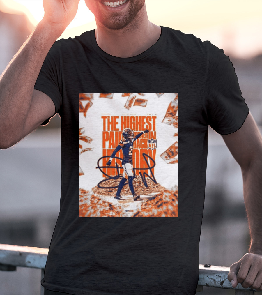 Devon Witherspoon NFL The Highest Paid Cornerback In History T-Shirt