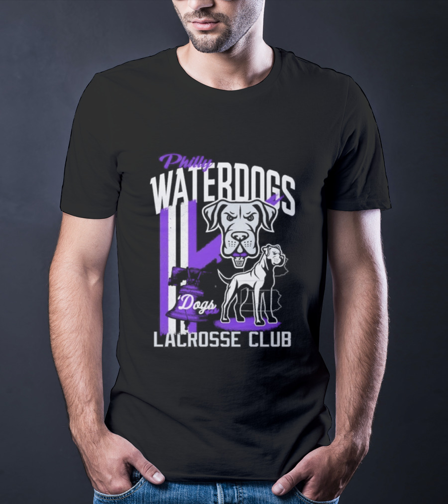 Philly Waterdogs Lacrosse Club Dogs Philadelphia T-Shirt