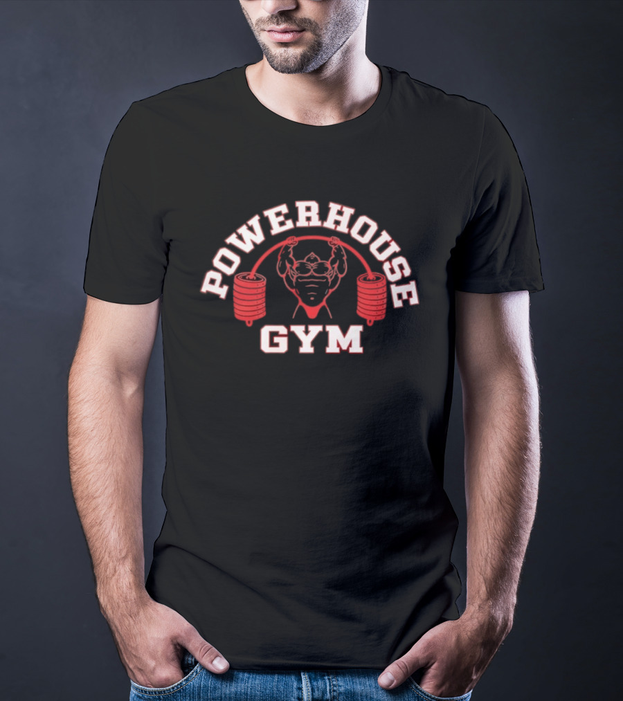 Powerhouse Gym Weightlifting Bodybuilding Lifting Weights Muscle Fitness T-Shirt
