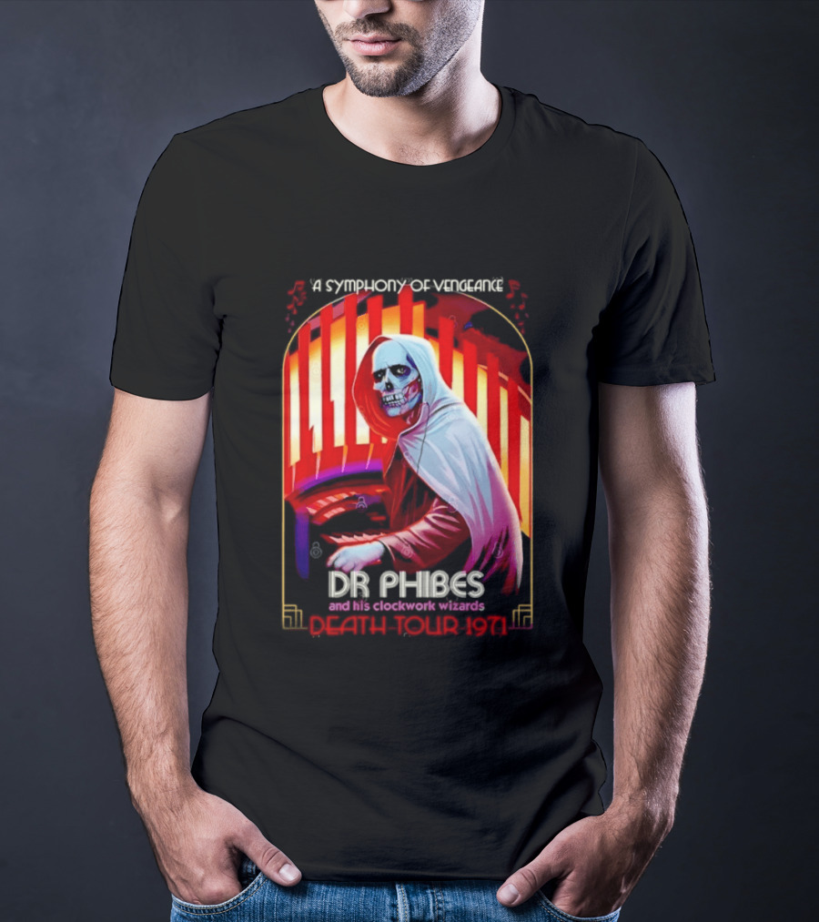 Dr Phibes And His Work Wizards A Symphony Of Vengeance Death Tour 1971 T-Shirt