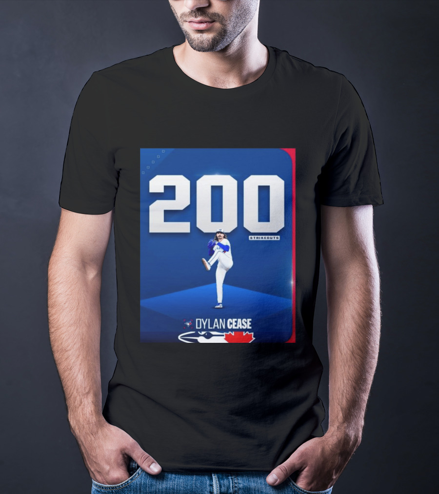 Dylan Cease 200 Strikeouts Baseball Pitcher T-Shirt