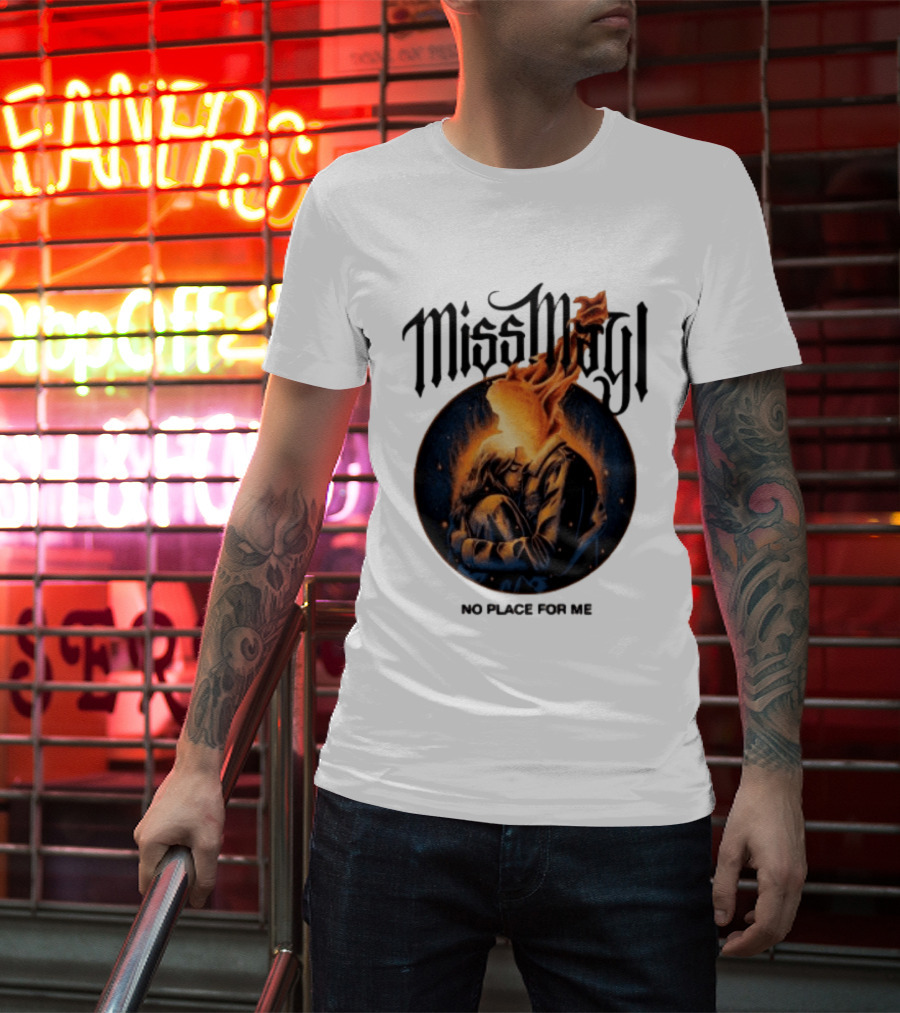 Miss May I No Place For Me Solid State Records Store White Black Ringer T-Shirt