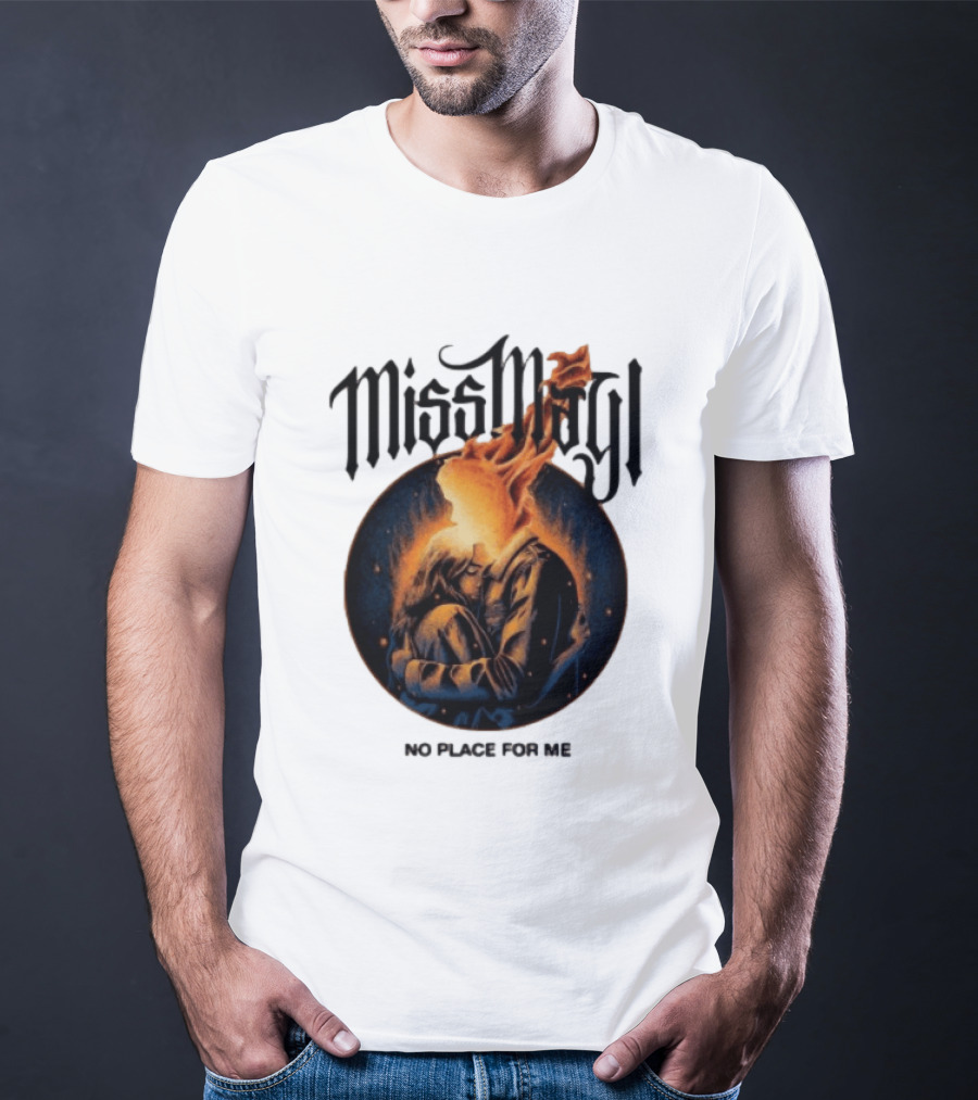 Miss May I No Place For Me Solid State Records Store White Black Ringer T-Shirt