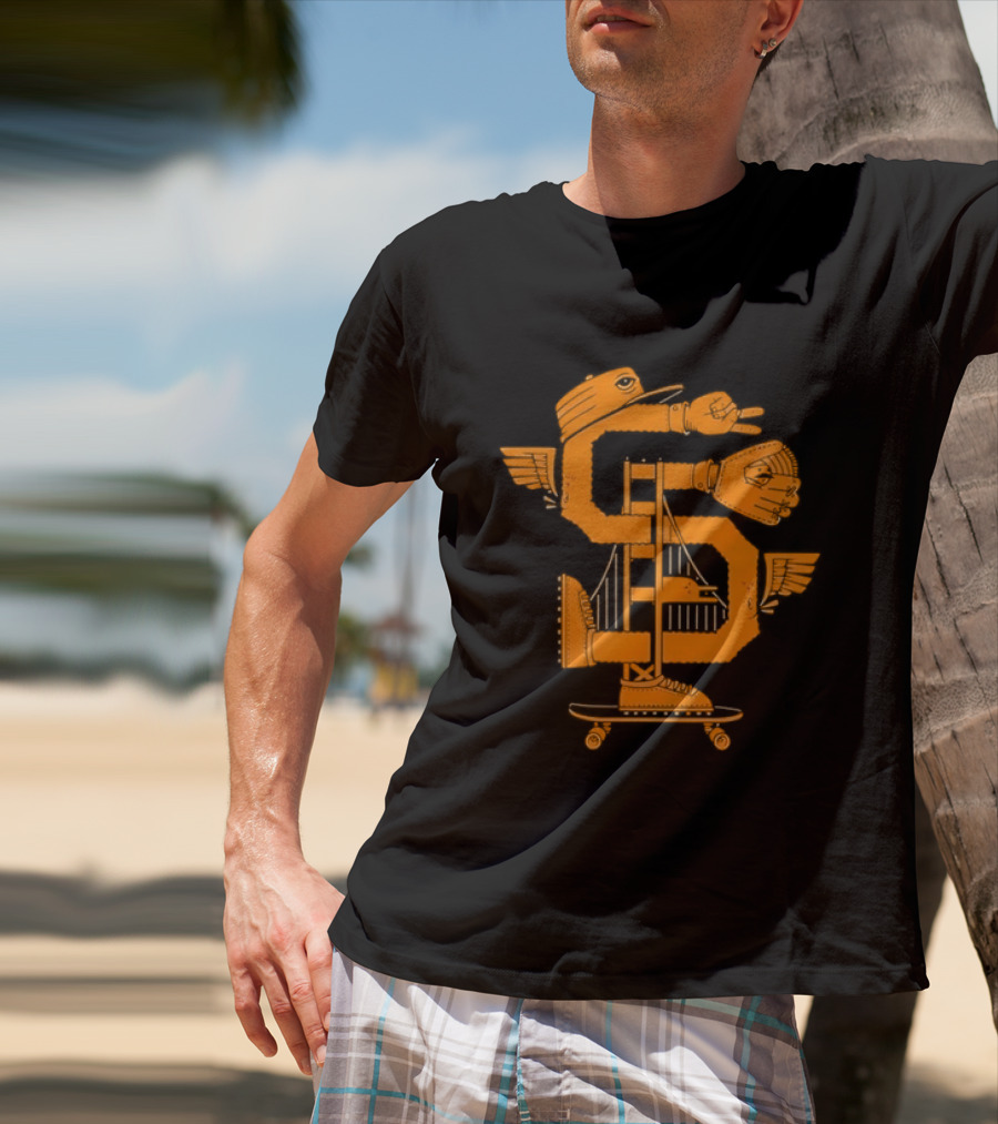 San Diego Padres MLB Baseball California Lettering T-Shirt