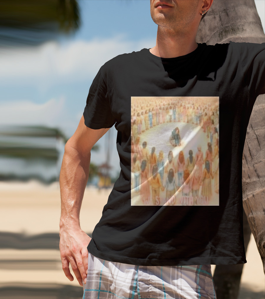 We Stand With You Lindsay Clancy Supportive Circle Of Unity T-Shirt