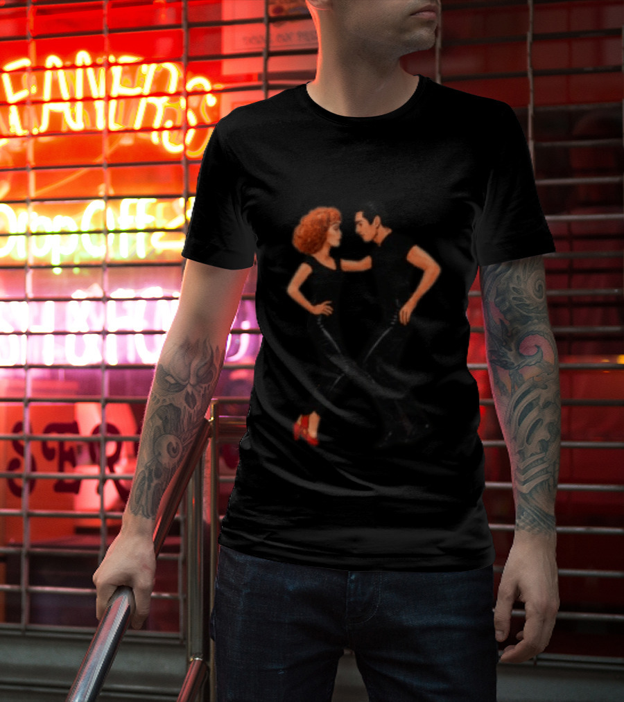 Danny Aarons Store Grease Danny And Sandy Dance Scene T-Shirt