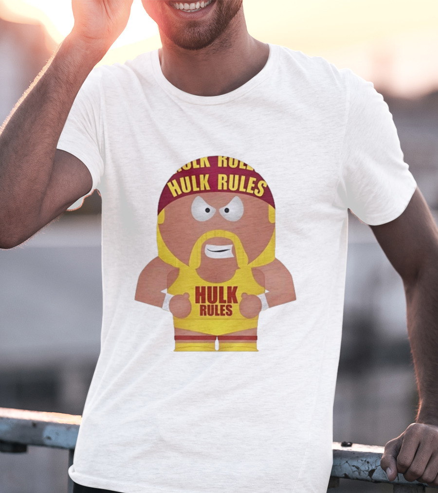 Hulk Hogan South Park Style Hulk Rules Wrestling T-Shirt