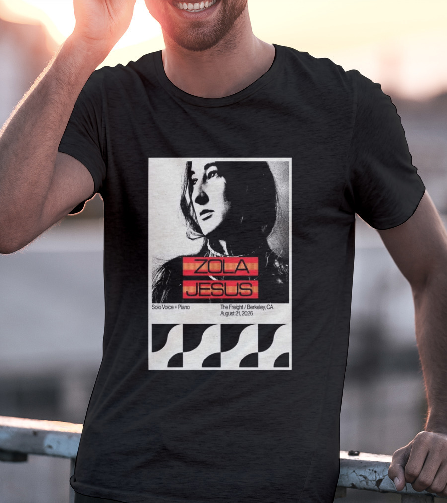 Zola Jesus Solo Voice Piano The Freight Berkeley CA August 21 2026 T-Shirt