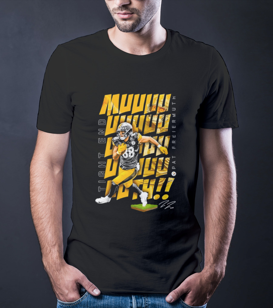 Pat Freiermuth Pittsburgh Steelers Muuuuuuth Tight End T-Shirt