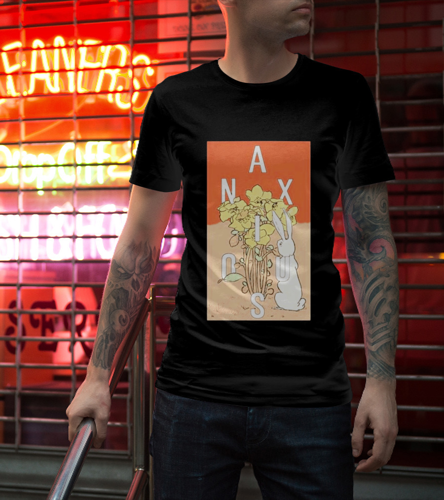 Anxious Tour 2026 Bouquet And Rabbit Summer Fall T-Shirt