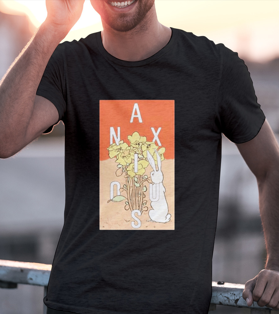 Anxious Tour 2026 Bouquet And Rabbit Summer Fall T-Shirt