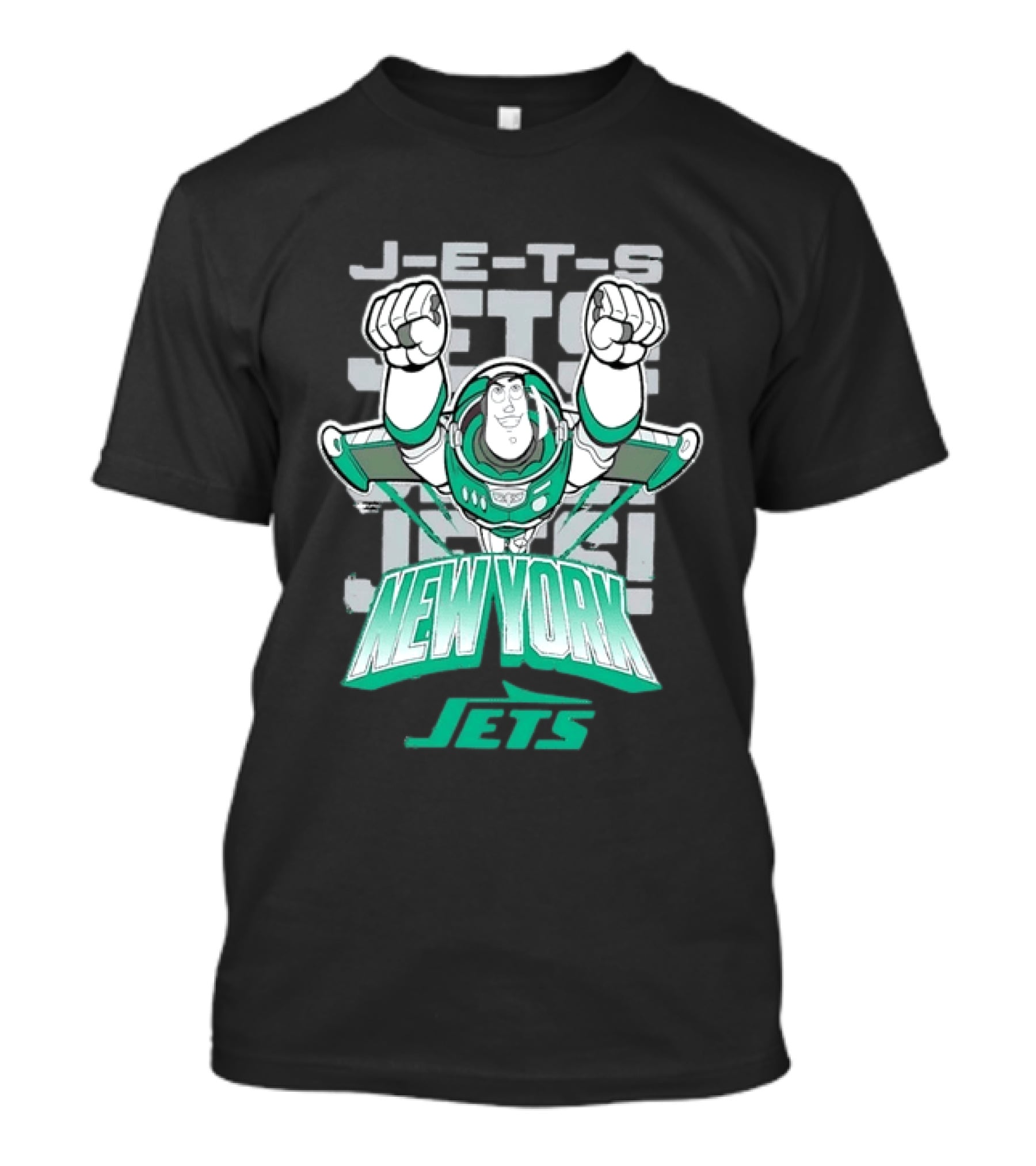 Buzz Lightyear New York J E S Football Team Fan T-Shirt