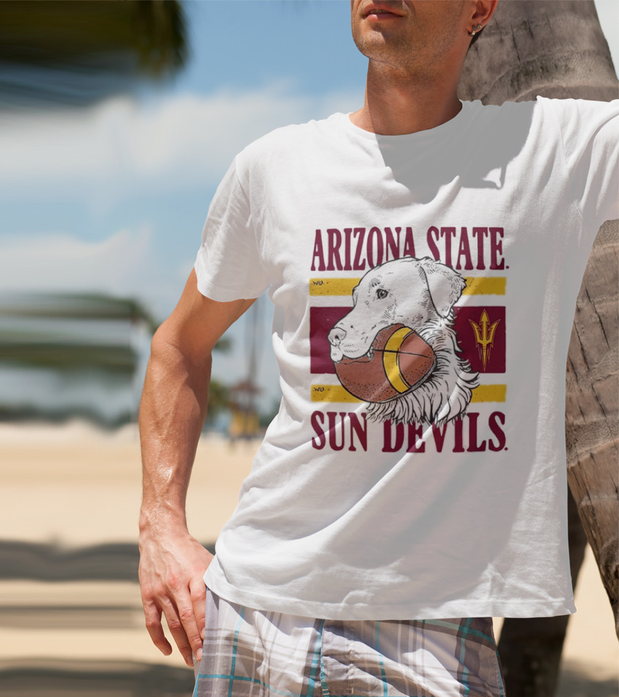Arizona State Sun Devils Dog Football Team Spirit T-Shirt