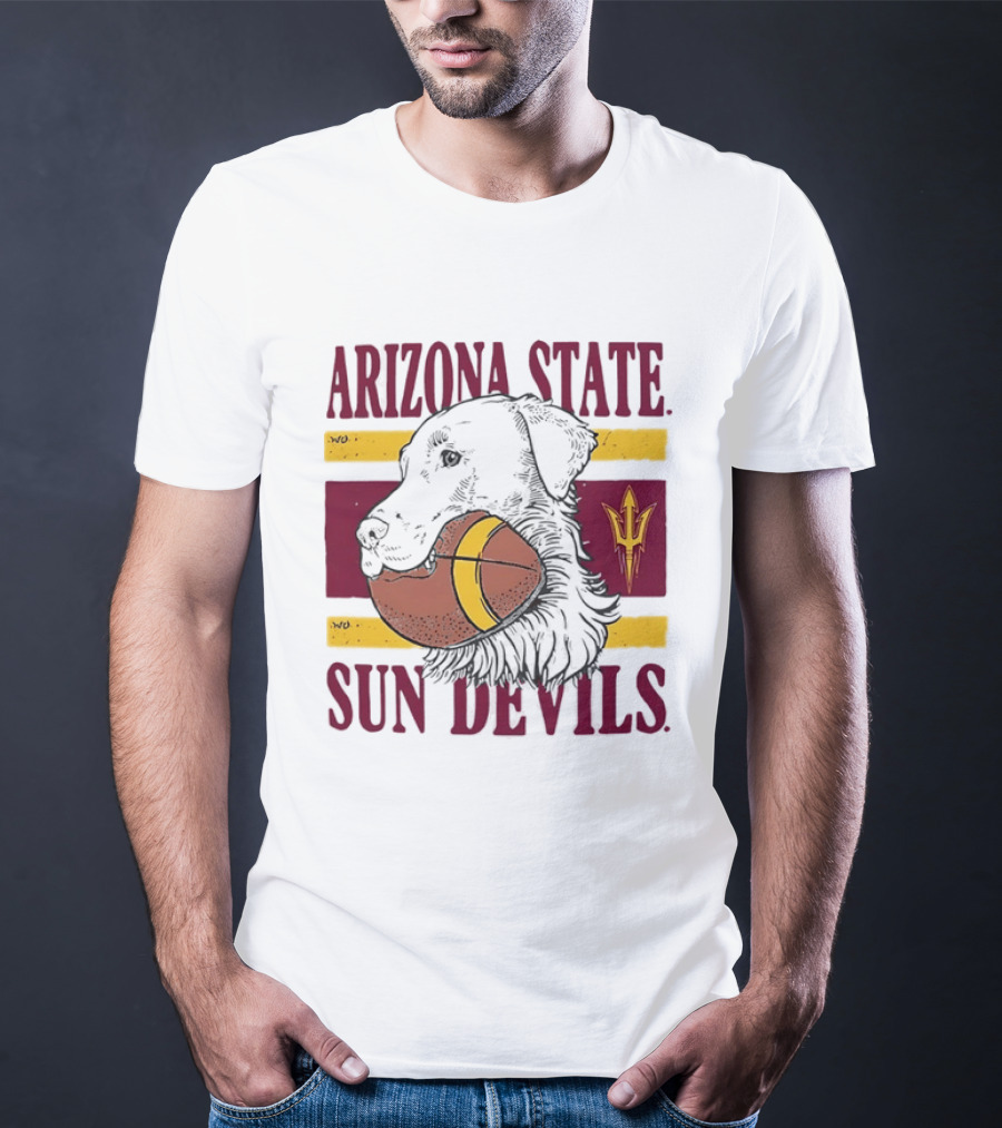 Arizona State Sun Devils Dog Football Team Spirit T-Shirt