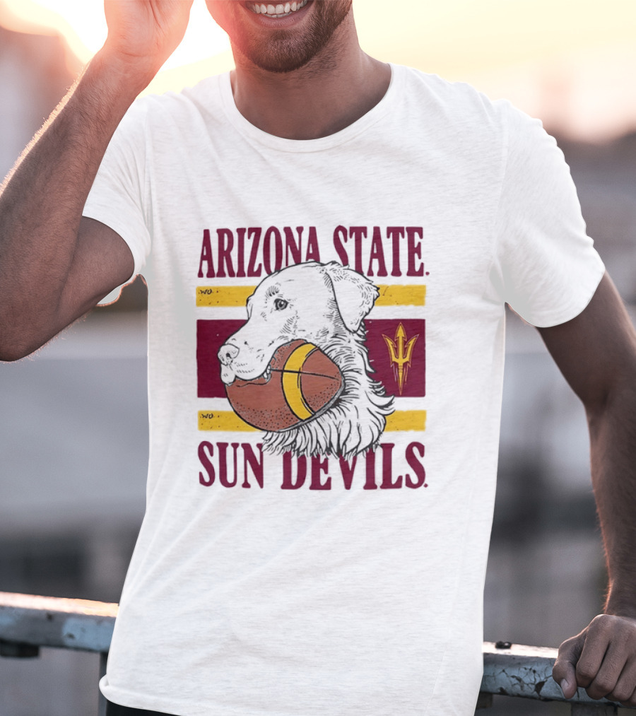 Arizona State Sun Devils Dog Football Team Spirit T-Shirt