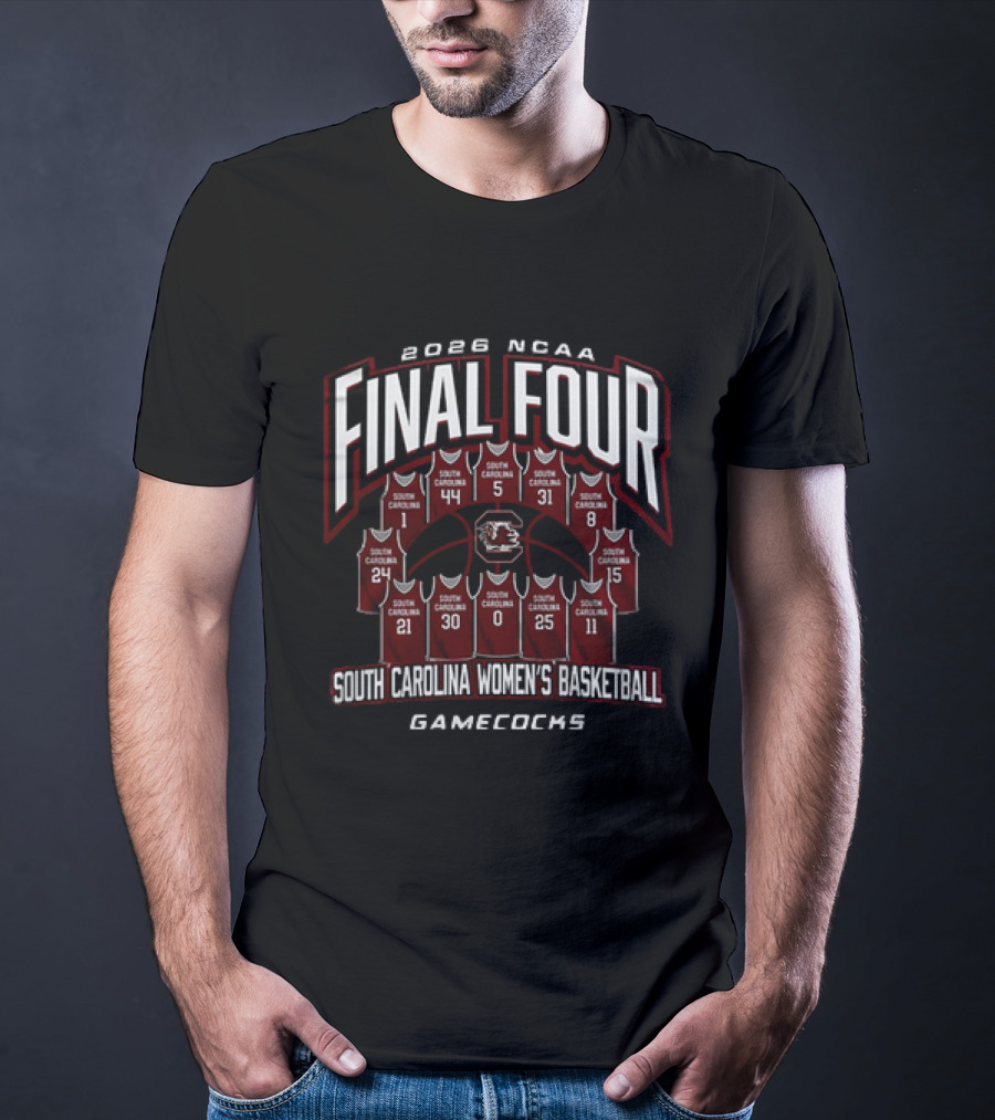 2026 NCAA Final Four South Carolina Women's Basketball Gamecocks T-Shirt