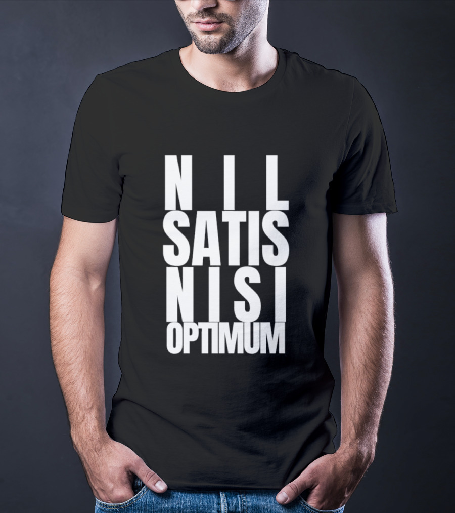 Everton FC Nil Satis Nisi Optimum Motto T-Shirt