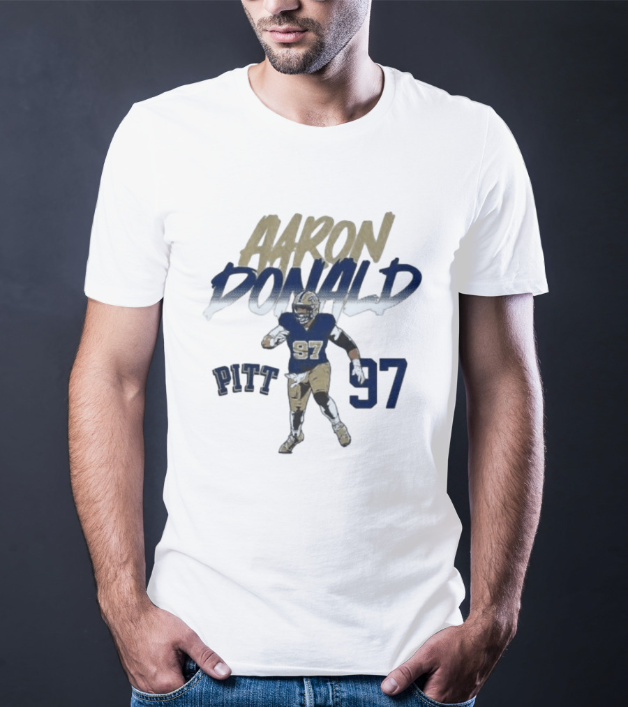 Aaron Donald 97 Pitt Panthers Football T-Shirt
