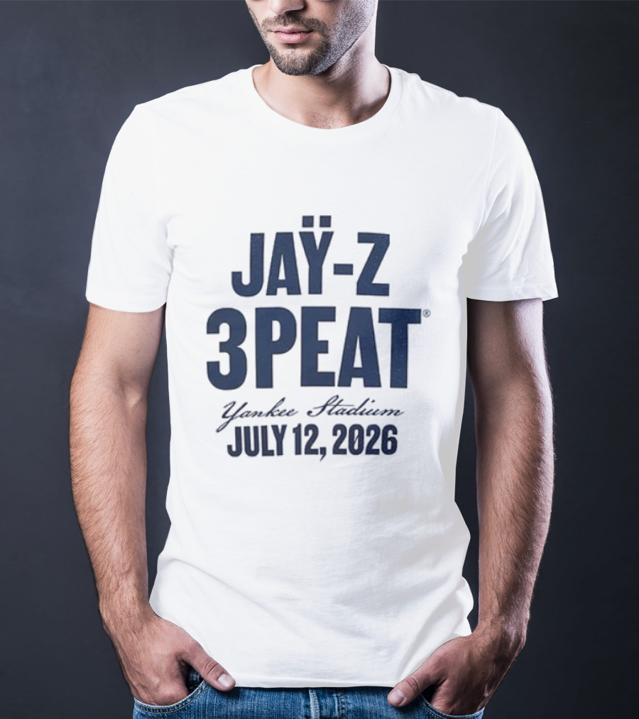 JAY Z 3PEAT Yankee Stadium July 12 2026 T-Shirt
