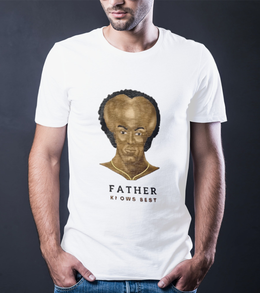 Father Knows Best Yakub Large Heart Shaped Brain T-Shirt