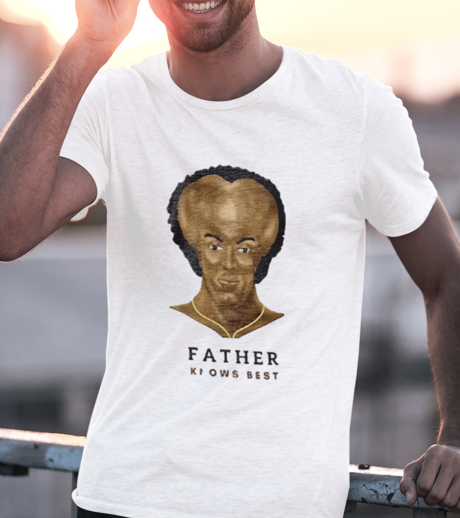 Father Knows Best Yakub Large Heart Shaped Brain T-Shirt