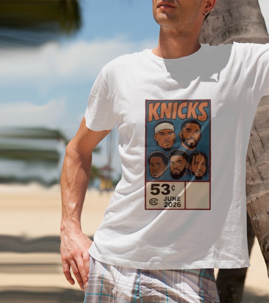 New York Knicks 53¢ Starting 5 June 2026 NBA T-Shirt