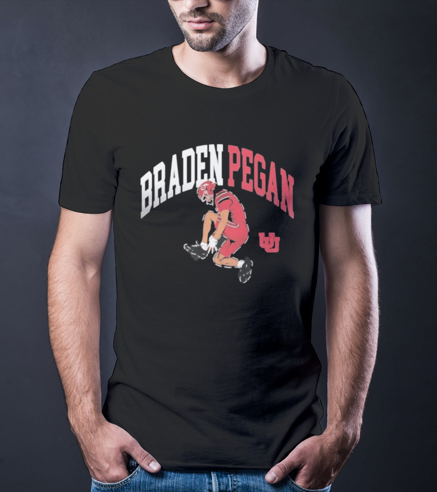 Braden Pegan Utah Utes Football Comic T-Shirt