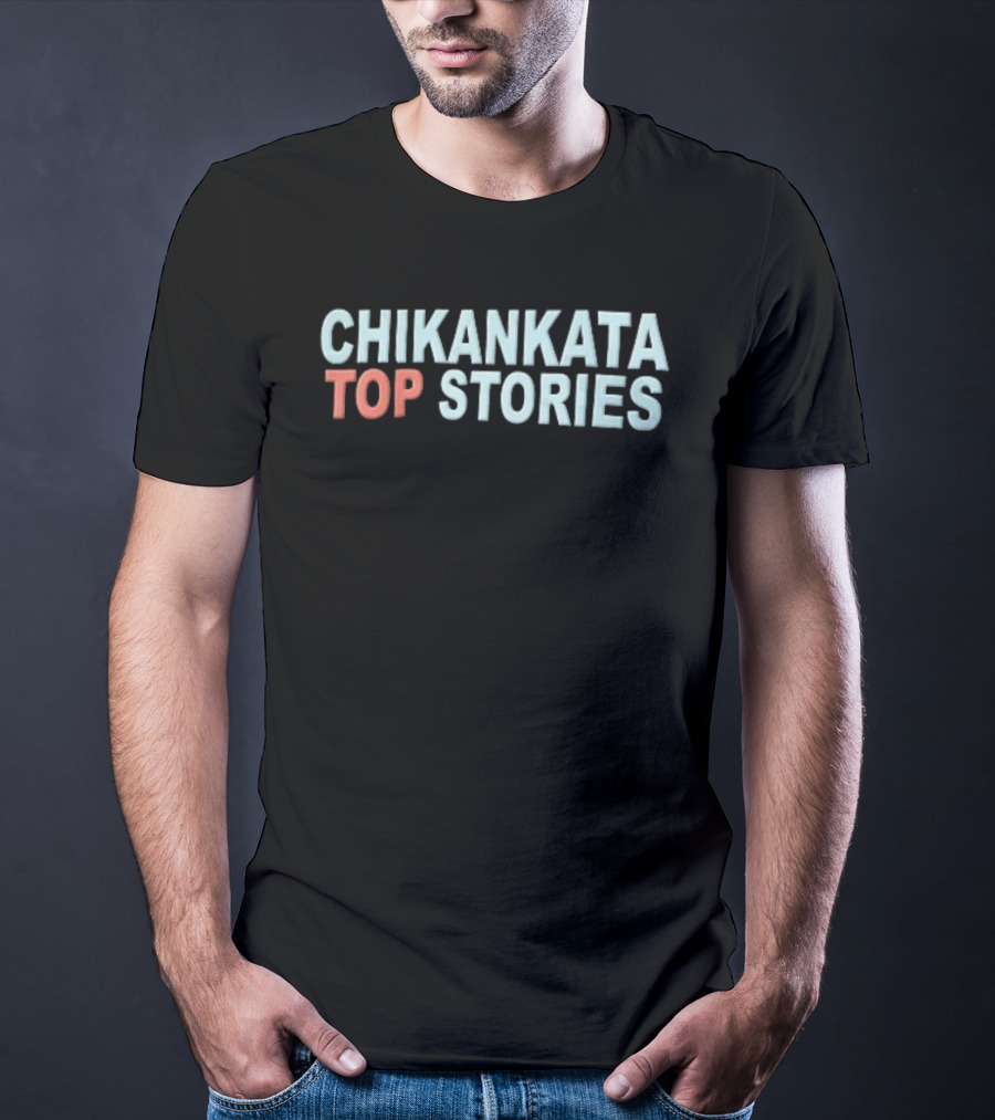Chikankata Top Stories Two Color Vertical T-Shirt