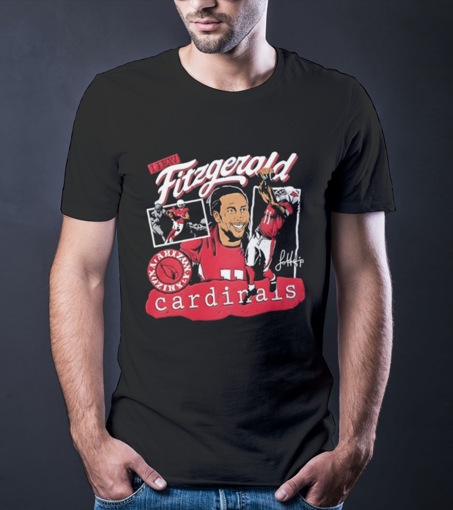 Fitzgerald Arizona Cardinals Football Number 11 NFL Player T-Shirt