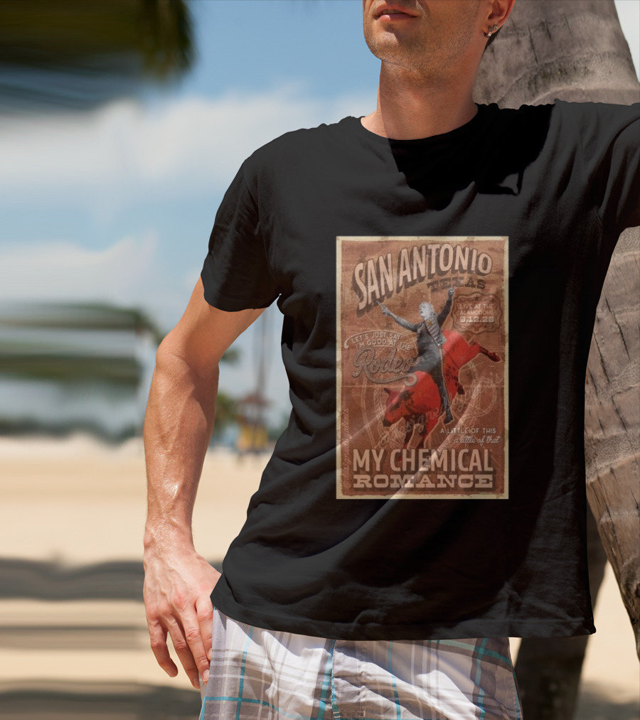 My Chemical Romance San Antonio Texas Alamodome 2026 Rodeo T-Shirt