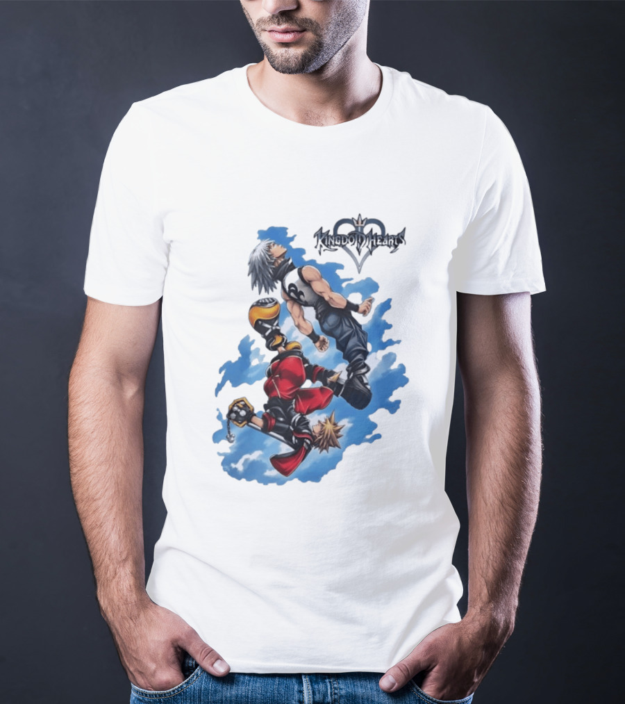 Kingdom Hearts Sora Riku Sky Square Enix T-Shirt