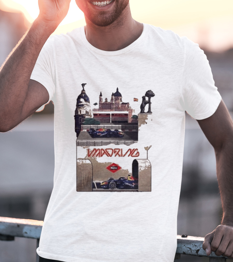 Madrid Madring Metro Formula 1 Spanish Grand Prix 2026 Red Bull Racing T-Shirt
