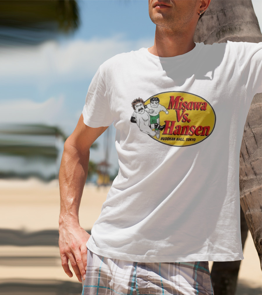 Misawa Vs Hansen Budokan Hall Tokyo T-Shirt