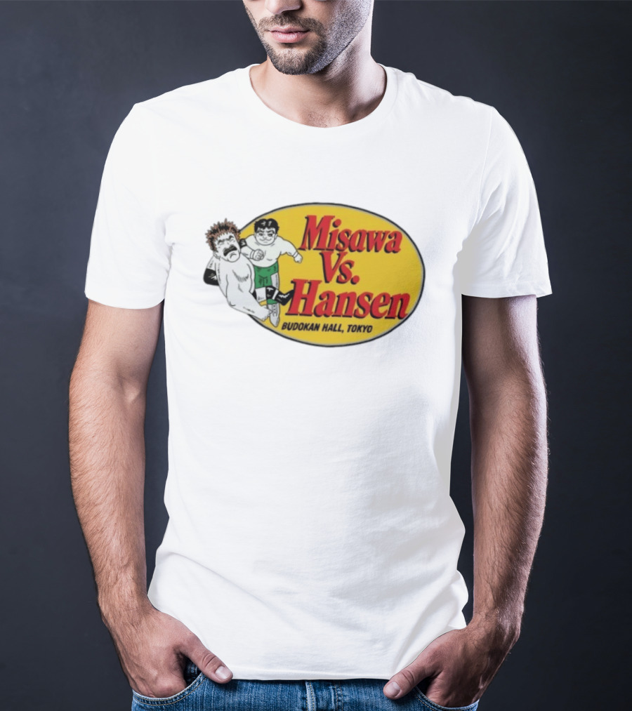 Misawa Vs Hansen Budokan Hall Tokyo T-Shirt