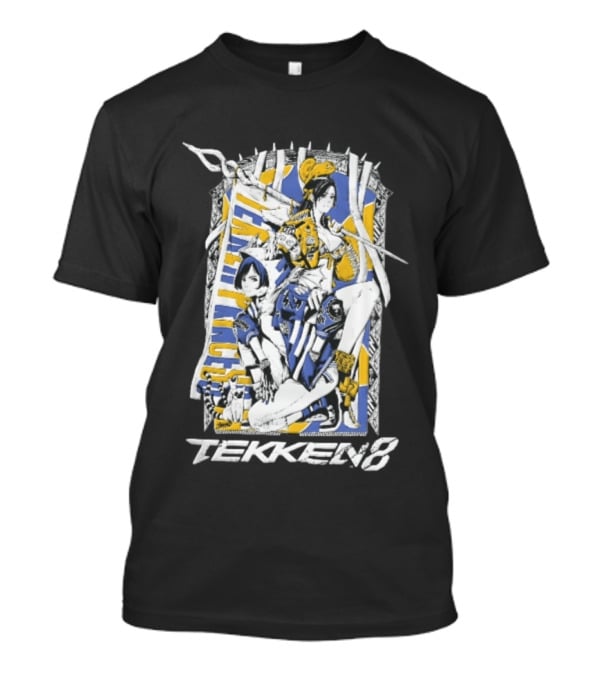 Tekken 8 Team Princess Anime Female Fighters Art Chameleon Flag T-Shirt