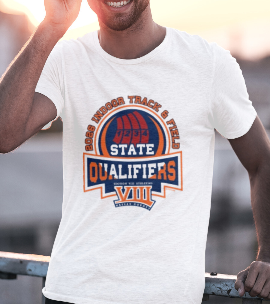 NYSPHSAA 2026 Indoor Track And Field State Qualifiers Section VIII T-Shirt