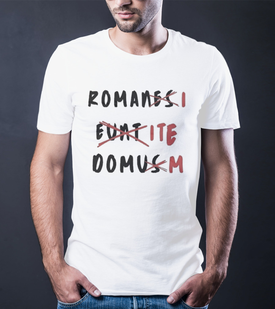 Romans Go Home Life Of Brian Corrected Latin Graffiti T-Shirt