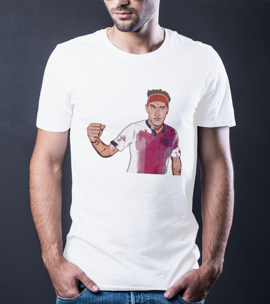 Terry Butcher England Football Iconic Bloodied Headband Moment Football Fans T-Shirt