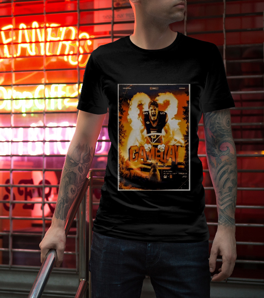 Syracuse Vs California Gameday September 12 2026 JMA Wireless Dome Syracuse NY Football T-Shirt