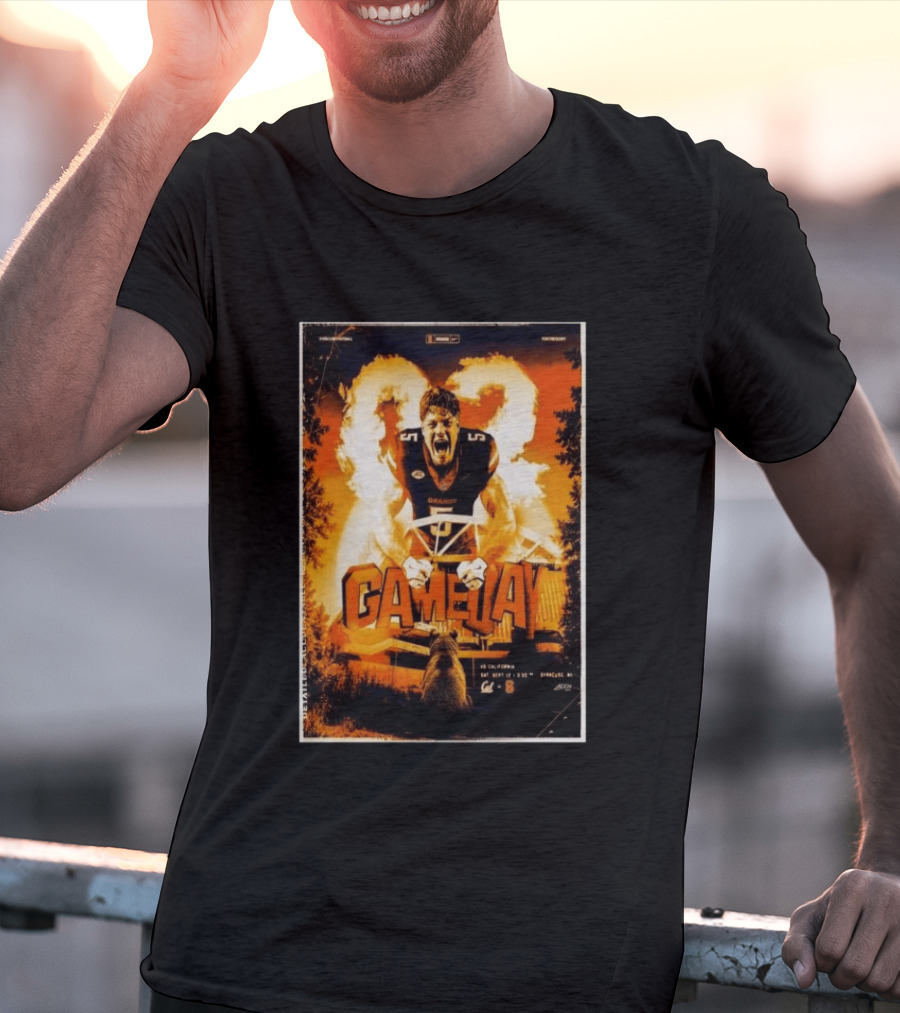 Syracuse Vs California Gameday September 12 2026 JMA Wireless Dome Syracuse NY Football T-Shirt