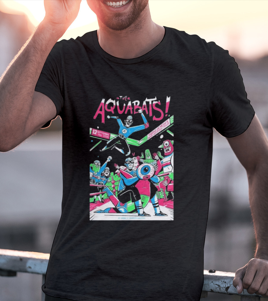 The Aquabats September 12 2026 Mexico City Comic Style Concert T-Shirt