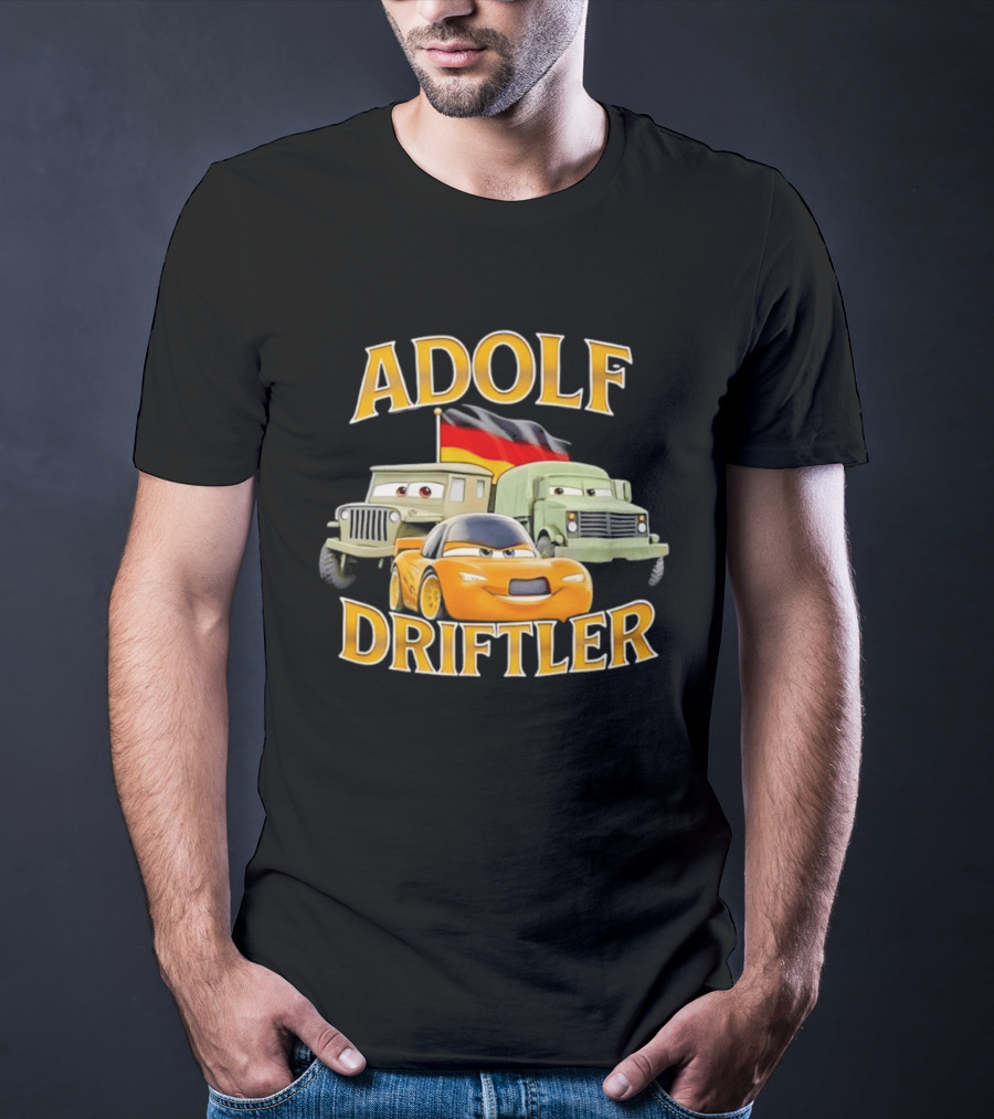 Adolf Driftler German Car Cartoon T-Shirt
