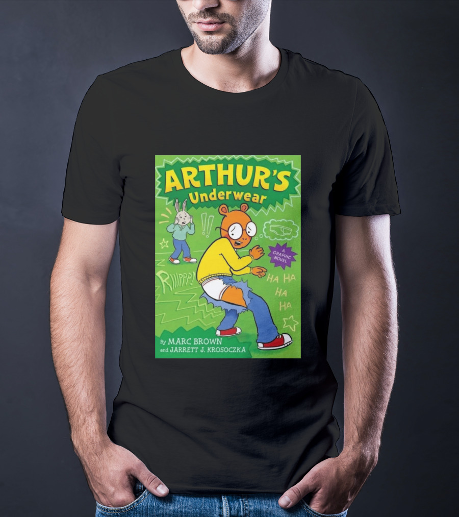 ARTHUR'S Underwear Graphic Novel By Marc Brown And Jarrett J. Krosoczka T-Shirt
